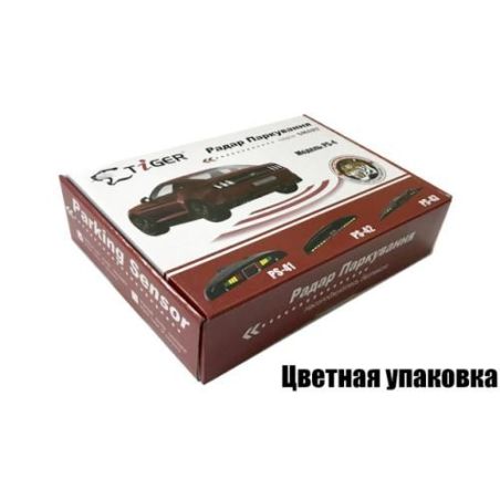 Парктронік TIGER PS-43/LED/4 датчика D18mm/коннектор/silver/silver (PS-43) фото