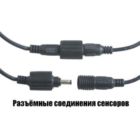 Парктронік TIGER PS-43/LED/4 датчика D18mm/коннектор/silver/silver (PS-43) фото