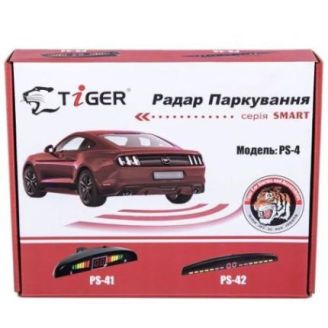 Парктронік TIGER PS-44/LED/4 датчика D18mm/коннектор/silver/silver (PS-44) фото 2