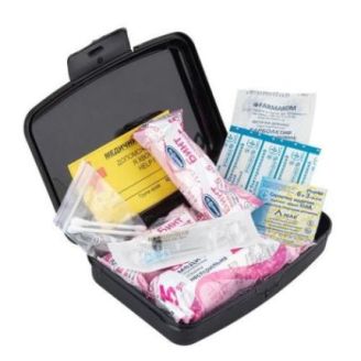 Аптечка медицинская автомобильная  (07-276-B), 15ед. 19шт. пластиковый футляр (07-276-D) фото 2