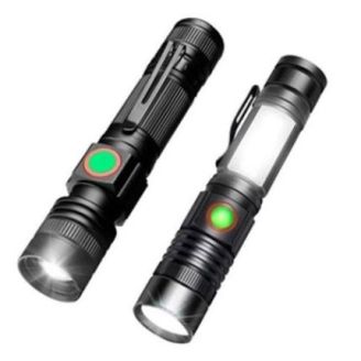 Светодиодный ручной фонарик BL-502-T6+COB фото
