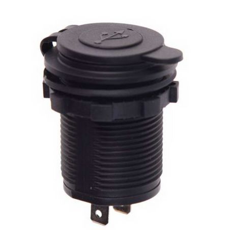 Встараиваемая usb-зарядка для телефона - 2хUSB new 3,1 А 12-24в фото