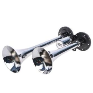 Сигнал повітряний CA-10238/Еlherhant/CIKADA 2-дудки метал 12V/24V (CA-10238) фото