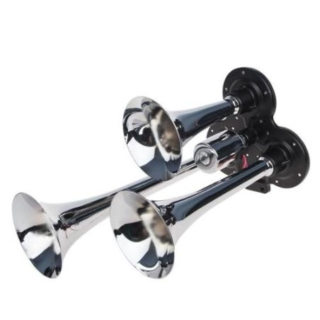 Сигнал возд CA- 10377/Еlephant/CIKADA 3-дудки металл 12V/24V (CA-10377) фото