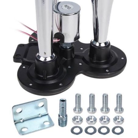 Сигнал возд CA- 10377/Еlephant/CIKADA 3-дудки металл 12V/24V (CA-10377) фото