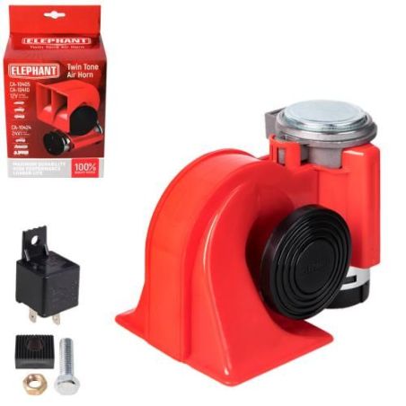 Сигнал возд CA-10405/Еlephant/12V/красный (CA-10405) фото