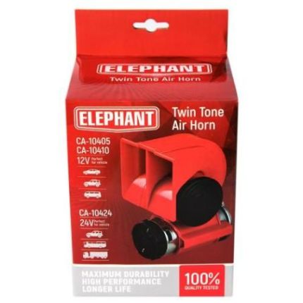 Сигнал возд CA-10410/Еlephant/12V/черный (CA-10410) фото