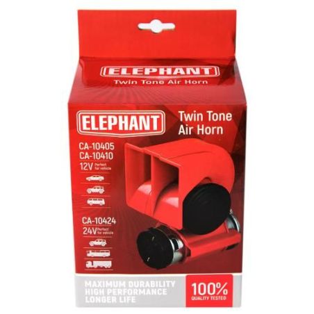 Сигнал возд CA-10410/Еlephant/12V/черный (CA-10410) фото