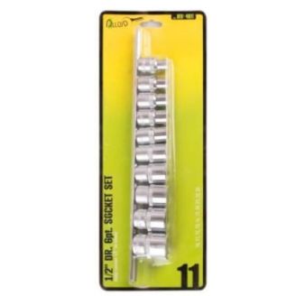 Набор головок на планке Alloid (1/2"  10,11,12,13,14,17,19,21,22,24 мм  11 предметов) НГП-4011 фото
