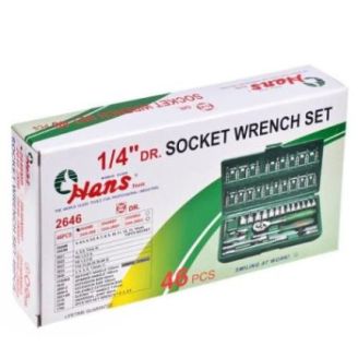 Набор головок HANS (1/4", 46 предметов) 2646MB фото 2