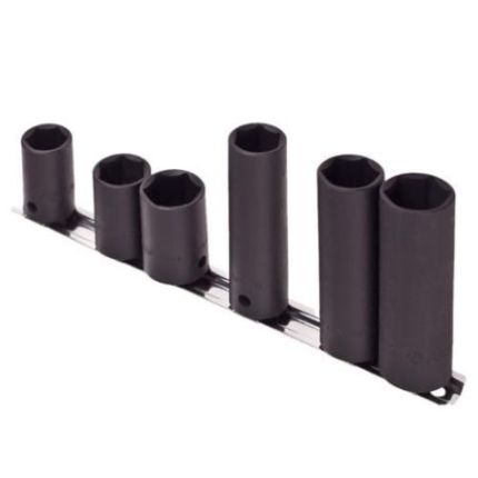 Набір головок HANS (ударні, 1/2" DR 6 предметів, тонка стінка) 84602М фото