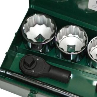 Набор головок HANS (1"DR 32-85 мм 17 предметов) 8617М фото 2