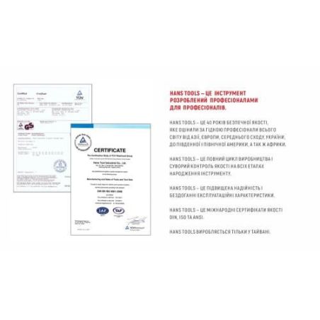 Набір головок HANS (1/4" DR 4-14 мм і 1/2" DR 10-32 мм, 108 предметів, 12 гран.) TK-108 R2 фото