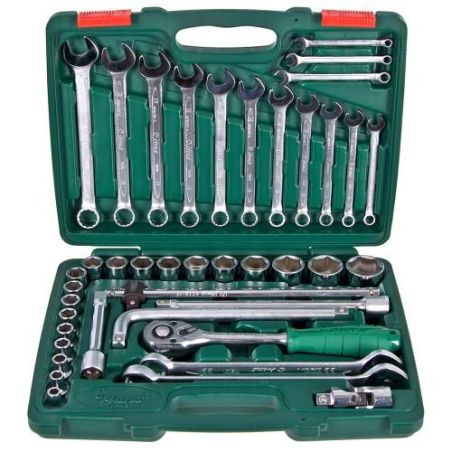 Набір головок HANS (1/2" 8-32 мм + комбіновані ключі, 42 предмети) TK-42 фото