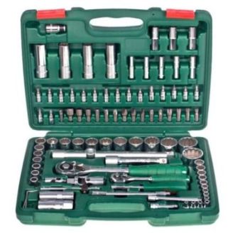 Набор головок HANS (1/4" DR 4-14 мм и 1/2" DR 10-32 мм, 94 предмета 6 гран.) TK-94 фото