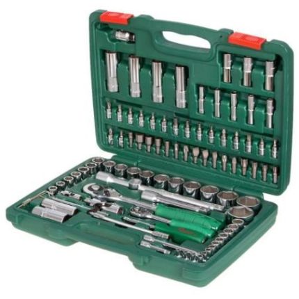 Набір головок HANS (1/4" DR 4-14 мм і 1/2" DR 10-32 мм, 94 предмета 6 гран.) TK-94 фото