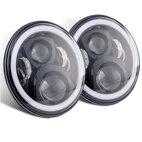 Лед фары головного света WL- JP60WB RGB Компл (2шт) фото