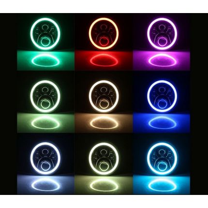 Лед фары головного света WL- JP60WB RGB Компл (2шт) фото