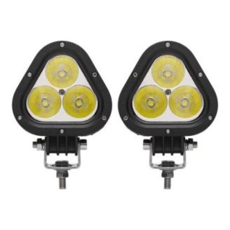 Комплект светодиодных LED фар JR-35W CREE chip направленный свет треугольная (SPOT) 12/24V фото