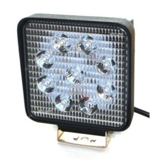 Светодиодная фара AllLight 06type 27W 9chip EPISTAR spot  9-30V (тонкий радиатор) фото