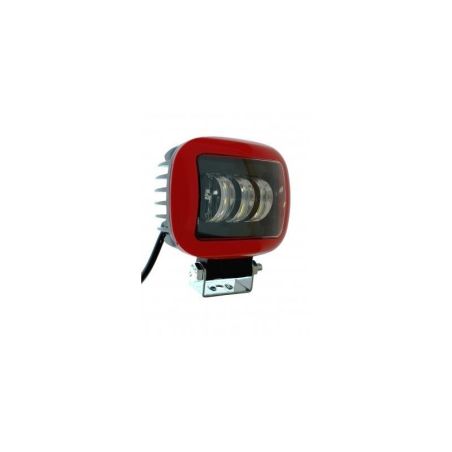 Светодиодная фара AllLight 30W(A) 3chip spot 9-30V КВАДРАТНАЯ (RED) фото