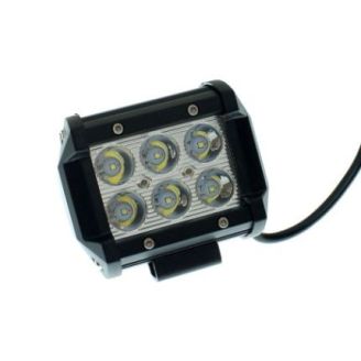 Светодиодная фара AllLight C-18W 6chip CREE spot 9-30V нижний крепеж фото