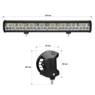 Светодиодная фара StarLight JR-K-144W 9-32V combo фото