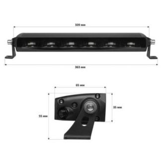 Светодиодная фара-люстра StarLight  60watt 10-30V IP68 (SL47-60W) фото