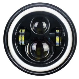 Светодиодная фара AllLight JR-4-45W 3chip CREE ближний+дальний НИВА, ВАЗ, ГАЗ, УАЗ, JEEP, VW фото