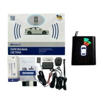 Паркувальна система Parkcity Kharkiv 6128/4M White 4-датчика фото