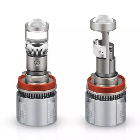 Комплект светодиодных линз Sanvi A80 H11 mini bi led projector lens фото