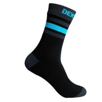 Носки водонепроницаемые Dexshell Ultra Dri Sports, р-р XL, с голубой полосой фото