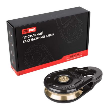 Блок для лебідки 18 тонн чорний ORPRO ORP-TK3050 фото