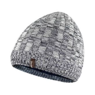 Водонепроницаемая шапка Dexshell Heathered Rib Knit Beanie, onesize (56-58 см), бело-серая фото