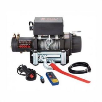 Лебідка для позашляховика Electric Winch 6000lbs (Сталевий трос / 12В) фото