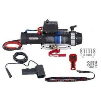 Вологозахищена швидкісна лебідка 12V Runva EWBQ 9500 (Синтетичний трос) фото