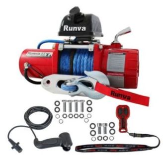 Автомобільна лебідка Runva EWX 9.5 SG2 (Синтетичний трос) фото