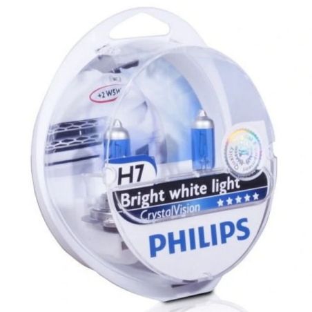 Галогенова лампа Philips CRYSTAL VISION (H7, 12972CVSM) Компл (4шт) фото