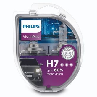 Галогеновая лампа Philips VISION PLUS (H7, 12972VPS2) Компл (2шт) фото 2