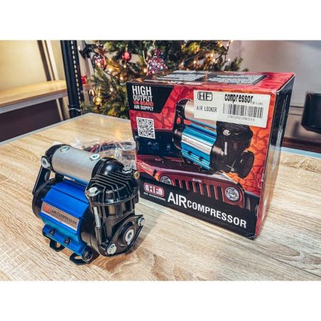 Стаціонарний компресор 24В HF для блокувань і підкачування коліс (87 л/хв) фото