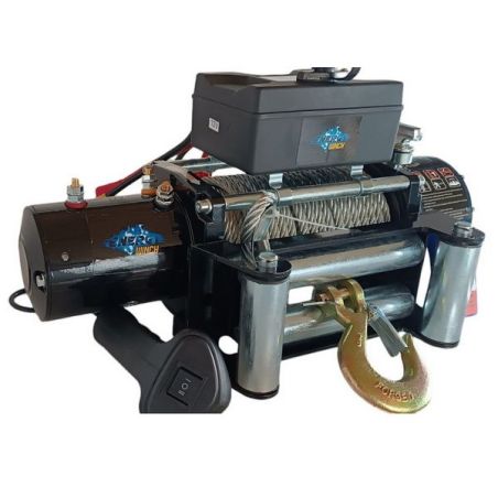 Лебедка ENERGY WINCH 12000 LBS 24 вольта (стальной трос) фото