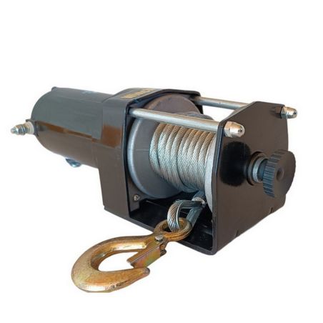 Лебедка ENERGY WINCH 3000 LBS 12 вольт (стальной трос) фото