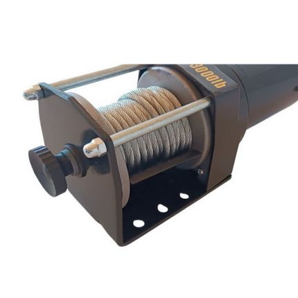 Лебедка ENERGY WINCH 3000 LBS 12 вольт (стальной трос) фото