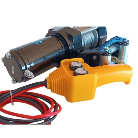 Лебедка ENERGY WINCH 3500 LBS 12 вольт (стальной трос) фото