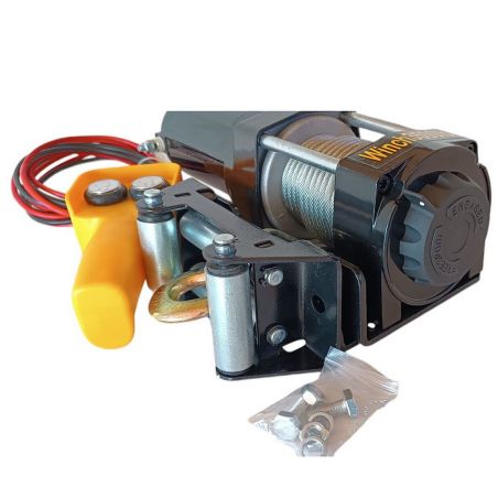 Лебедка ENERGY WINCH 3500 LBS 12 вольт (стальной трос) фото