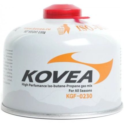 Туристичний різьбовий газовий балон Kovea (450гр) фото