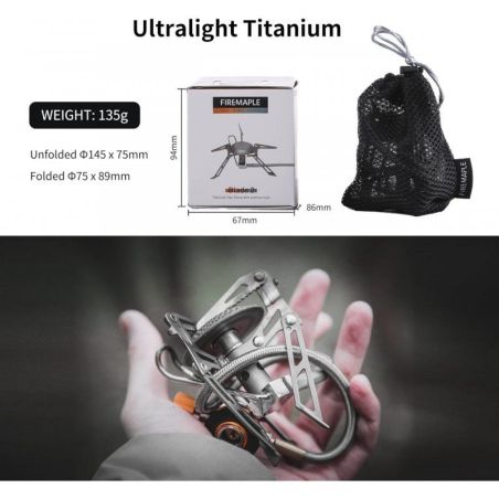 Туристичний пальник Fire Maple Blade 2 зі шлангом фото