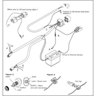 Комплект підключення доп. фар Lightforce LFDLH фото 2