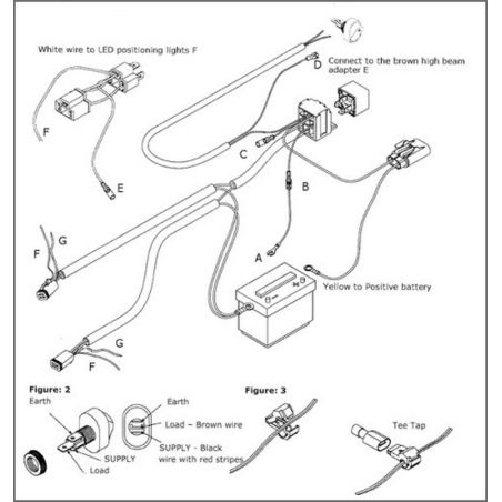 Комплект подключения доп. фар Lightforce LFDLH фото