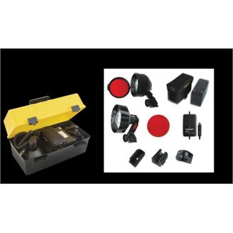 Тактический фонарь LIGHTFORCE Nighthunter 110 с комплектом для автономной работы, галоген 30W NHPRED фото